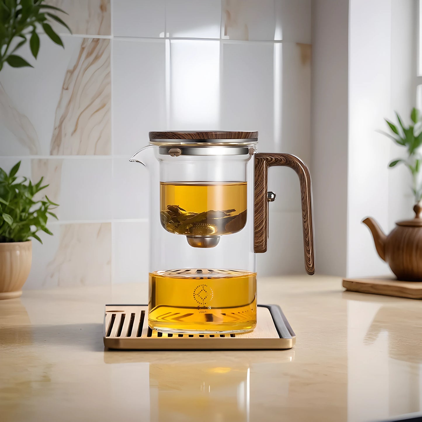 Glass Infuser Teapot Set (520ml & 720ml)