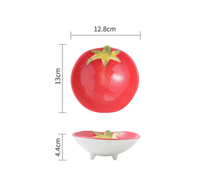 Cute Japanese Ceramic Snack Plates for Home Use